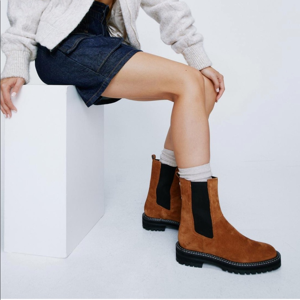 Real Suede Chelsea boots